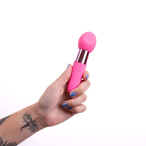 Rina Dual Motor Vibrator - Pink 13 cm Compact Design Vibrators