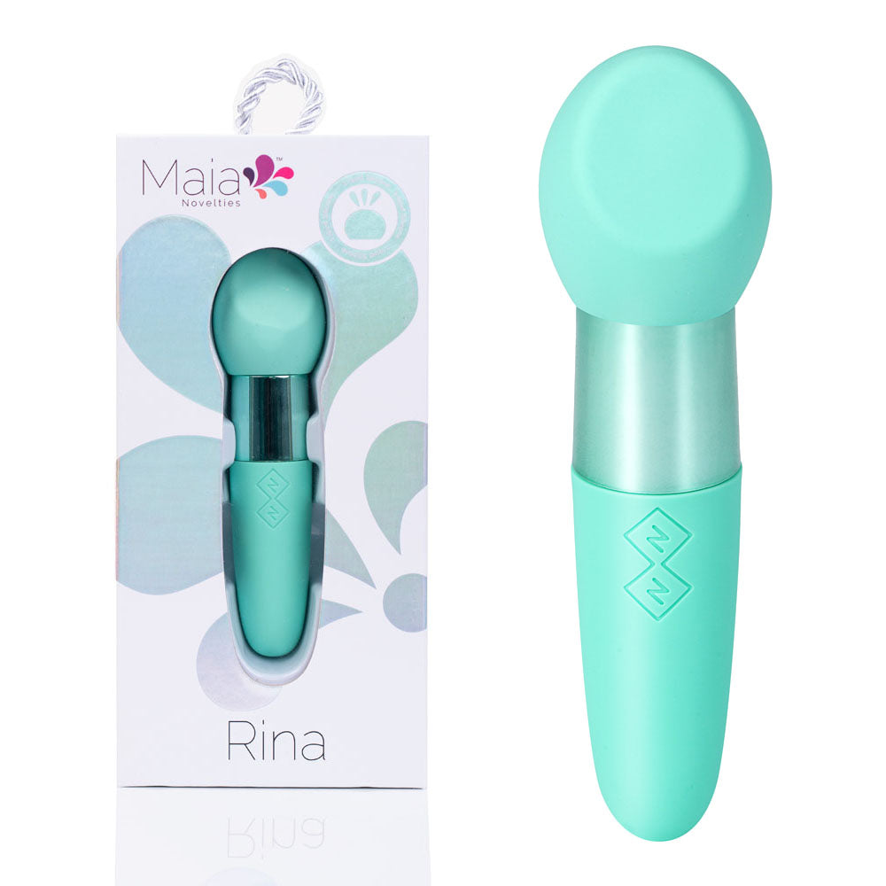 Rina Dual Motor Vibrator - Teal, 13 cm > Sex Toys > Mini Massagers