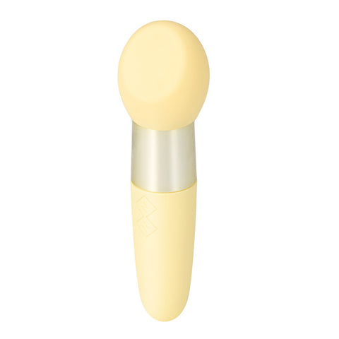 Rina Dual Motor Vibrator - Yellow 13 cm Compact Design Vibrators