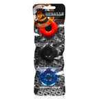 Ringer Thick Jelly Cockring 3 Pc Multicolor – Supportive Cockring Set > Cock Ring > Sets