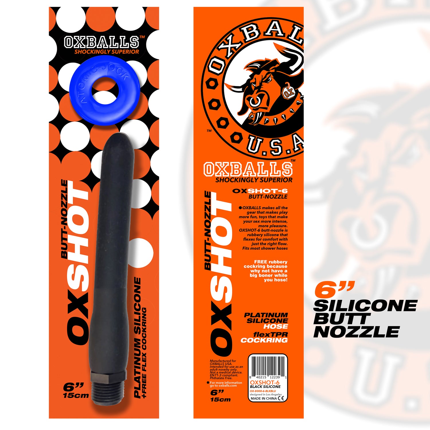 Oxshot Butt Nozzle 6in Shower Hose > Essentials > Douches