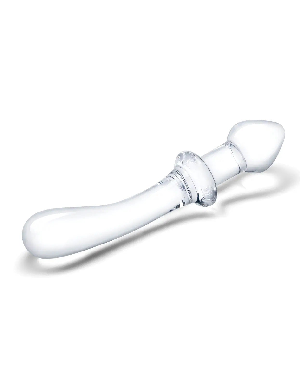 Glas 9" Classic Curved Clear Dual-Ended Glass Dildo for G-Spot and Anal Play > Glass > Dildos