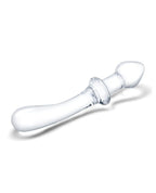 Glas 9 Inch Classic Curved Dual-Ended Clear Glass Dildo G-Spot and Anal Play > Glass > Dildos