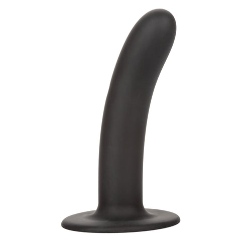 Boundless 6"/15.25cm Smooth Black Silicone Probe with Suction Cup Base Dongs Neutral