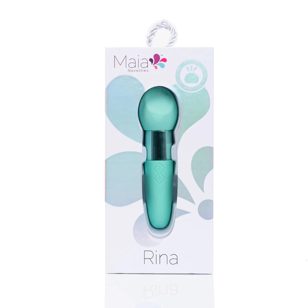 Rina Dual Motor Vibrator - Teal, 13 cm > Sex Toys > Mini Massagers