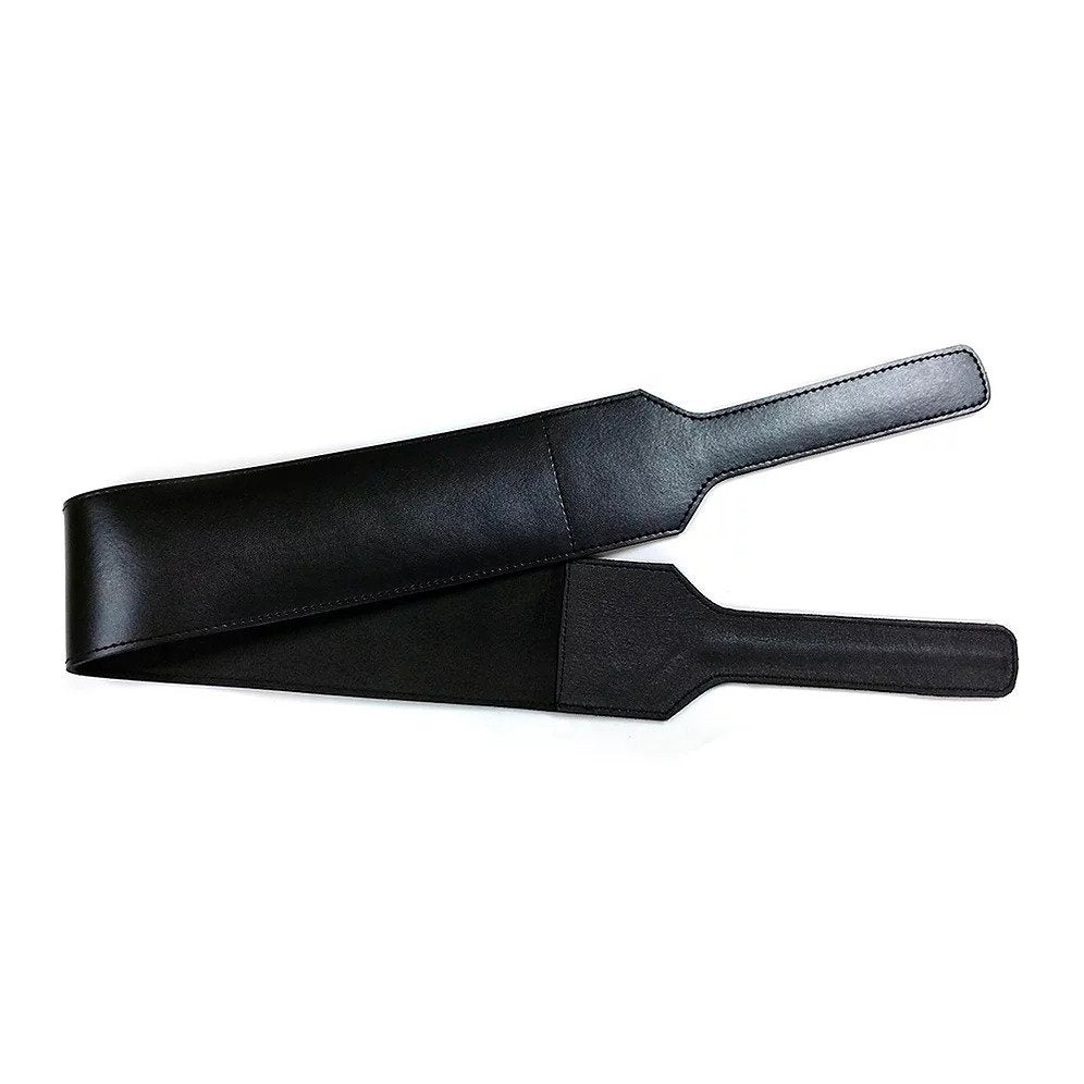 Rouge Folded Open Paddle (Black Leather) – Leather Paddle > Bondage Gear > Paddles