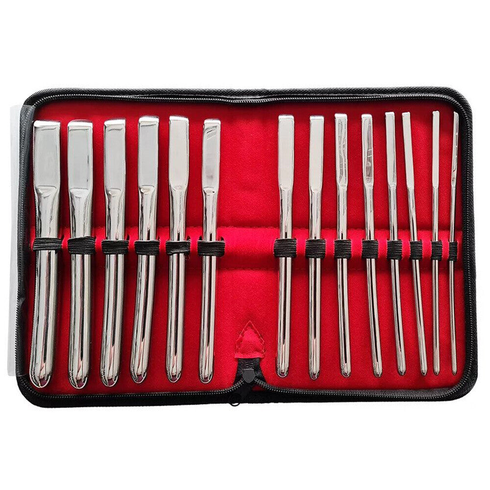Rouge Garments Hegar 14 Piece Uterine Dilator Set – Stainless Steel Medical Dilator Set > Sex Toys For Men > Sounding Rods