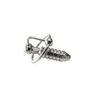 Rouge Stainless Steel Beaded Urethral Probe and Cockring > Sex Toys For Men > Sounding Rods