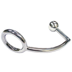 Rouge Stainless Steel Cock Ring With Ergonomic Anal Probe > Bondage Gear > Medical Instruments