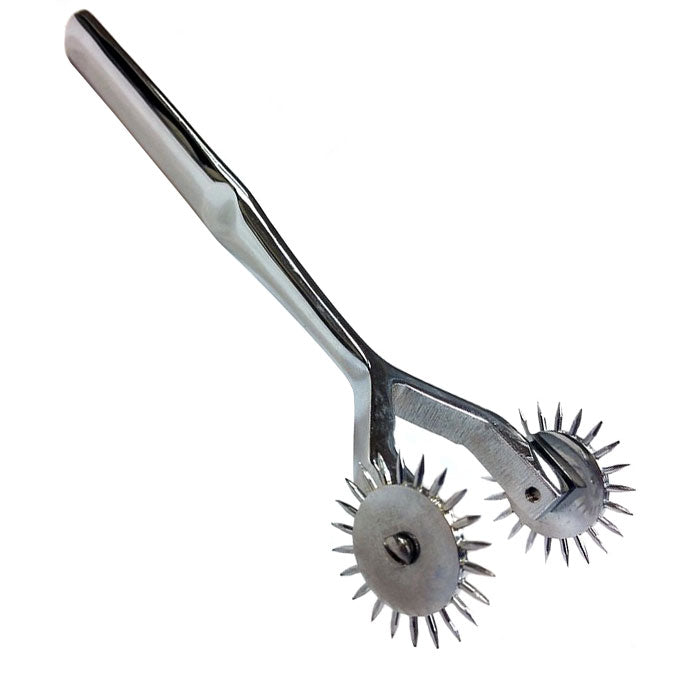 Rouge Stainless Steel Double Pinwheel – Stainless Steel Sensation Toy > Bondage Gear > Medical Instruments