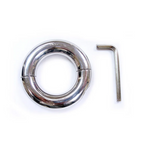Rouge Stainless Steel Doughnut Ball Stretcher with Weight 208g > Sex Toys For Men > Ball Stretchers