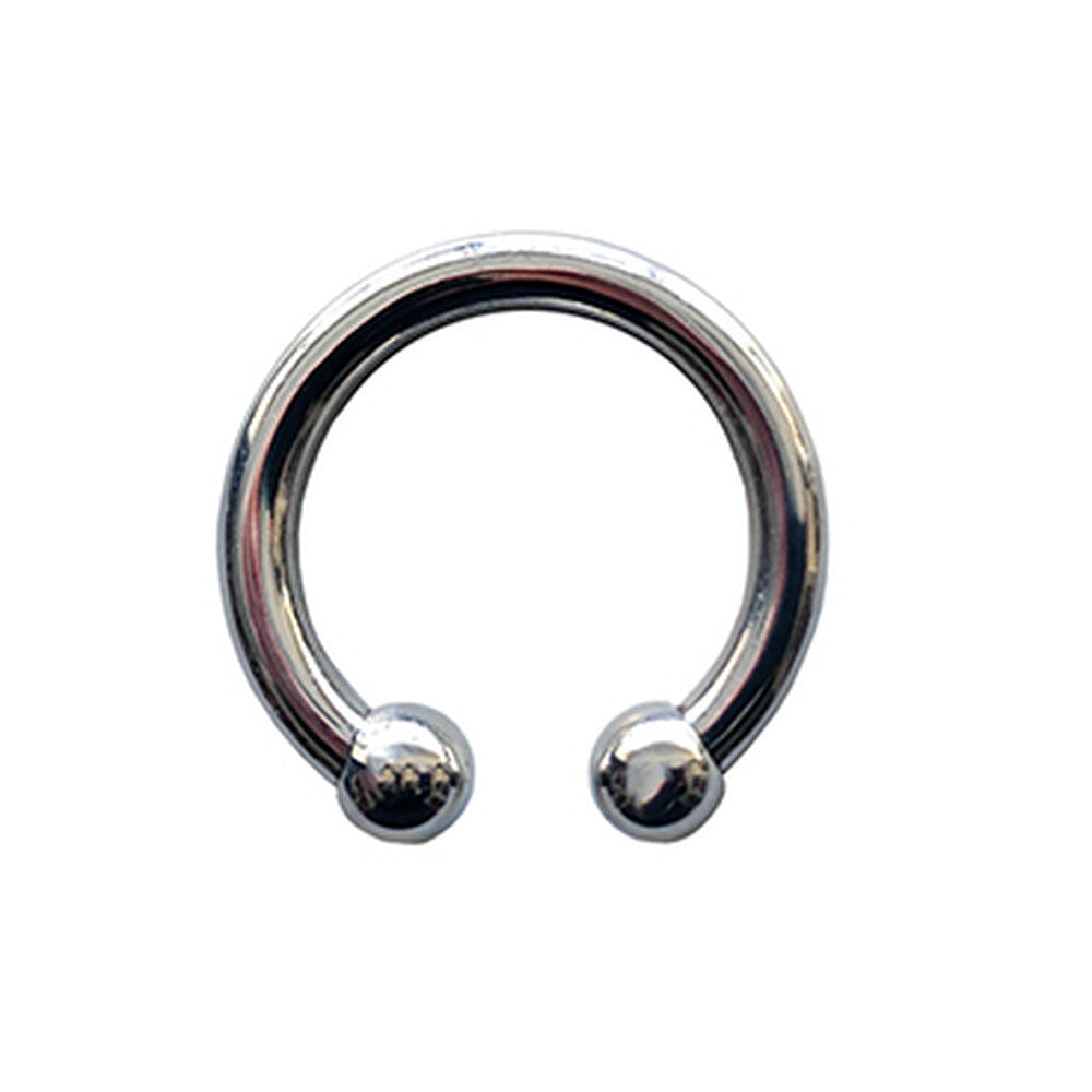 Rouge Stainless Steel Horseshoe Cock Ring 30mm Polished – Sleek Metal Cock Ring > Cock Ring > Metal Main image