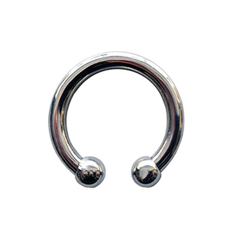 Rouge Stainless Steel Horseshoe Cock Ring 30mm Polished > Bondage Gear > Bondage Cock Rings