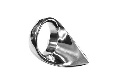 Rouge Stainless Steel Tear Drop Cock Ring 45mm > Cock Ring > Metal