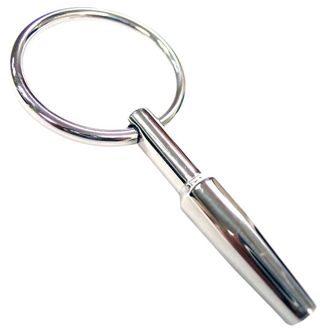 Rouge Stainless Steel Urethral Probe With Grip Ring > Sex Toys For Men > Sounding Rods
