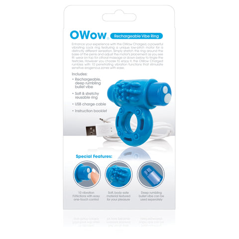 O Wow Ring – Rechargeable Vibrating Cock Ring with 10 Vibration Functions > Cock Ring > Vibrating