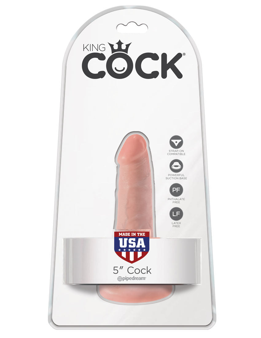 King Cock 5 Inch Handcrafted Realistic Silicone Dildo > Dildos > Slim Dildos