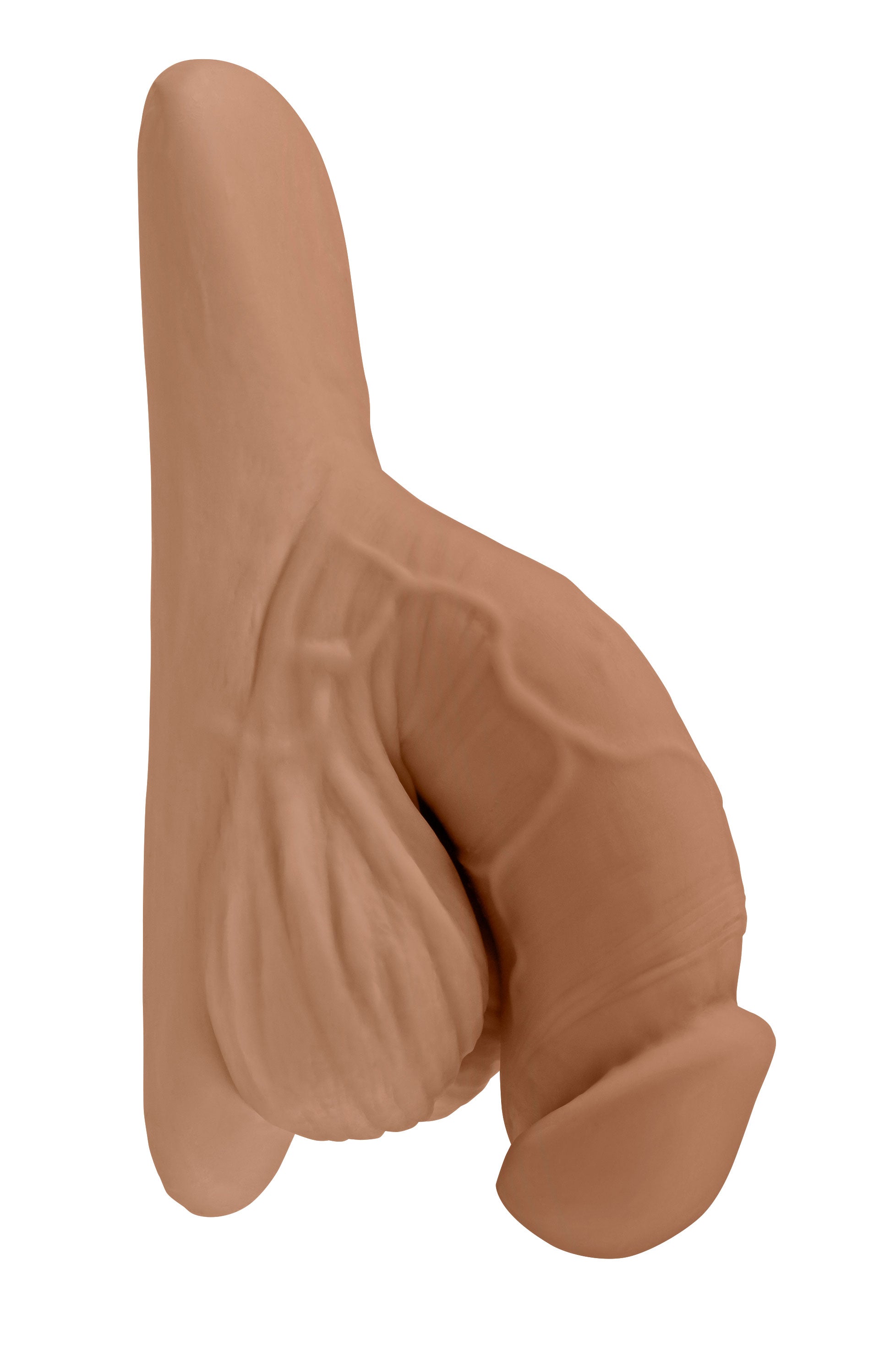 Gender X 4 Inch Silicone Packer Medium (Tan) – Body-Safe Silicone Packer > Gender > Packers