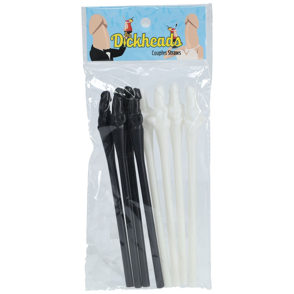 S-Line The Dickheads (Black/White) – Couples Straws > Novelties > Party Supplies Main image