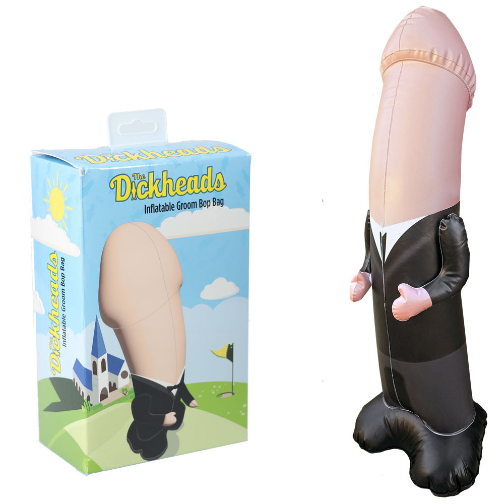 S-Line The Dickheads Groom Bop Bag – Durable Inflatable Stress-Relief Toy > Novelties > Party Supplies Main image