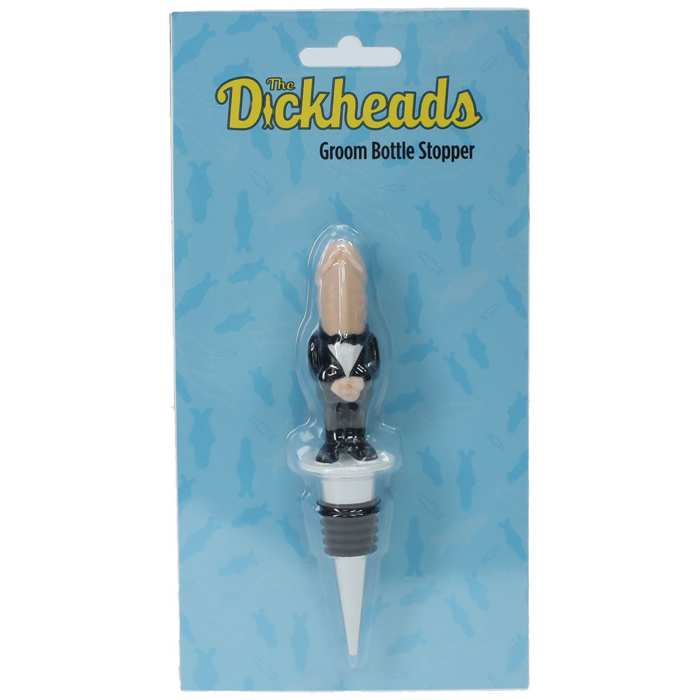 S-Line The Dickheads Groom Bottle Stopper – Functional Barware Accessory > Novelties > Party Supplies