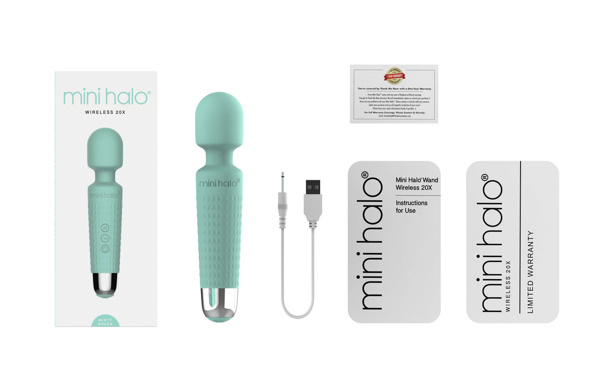 Shibari Mini Wand Halo 20X Teal