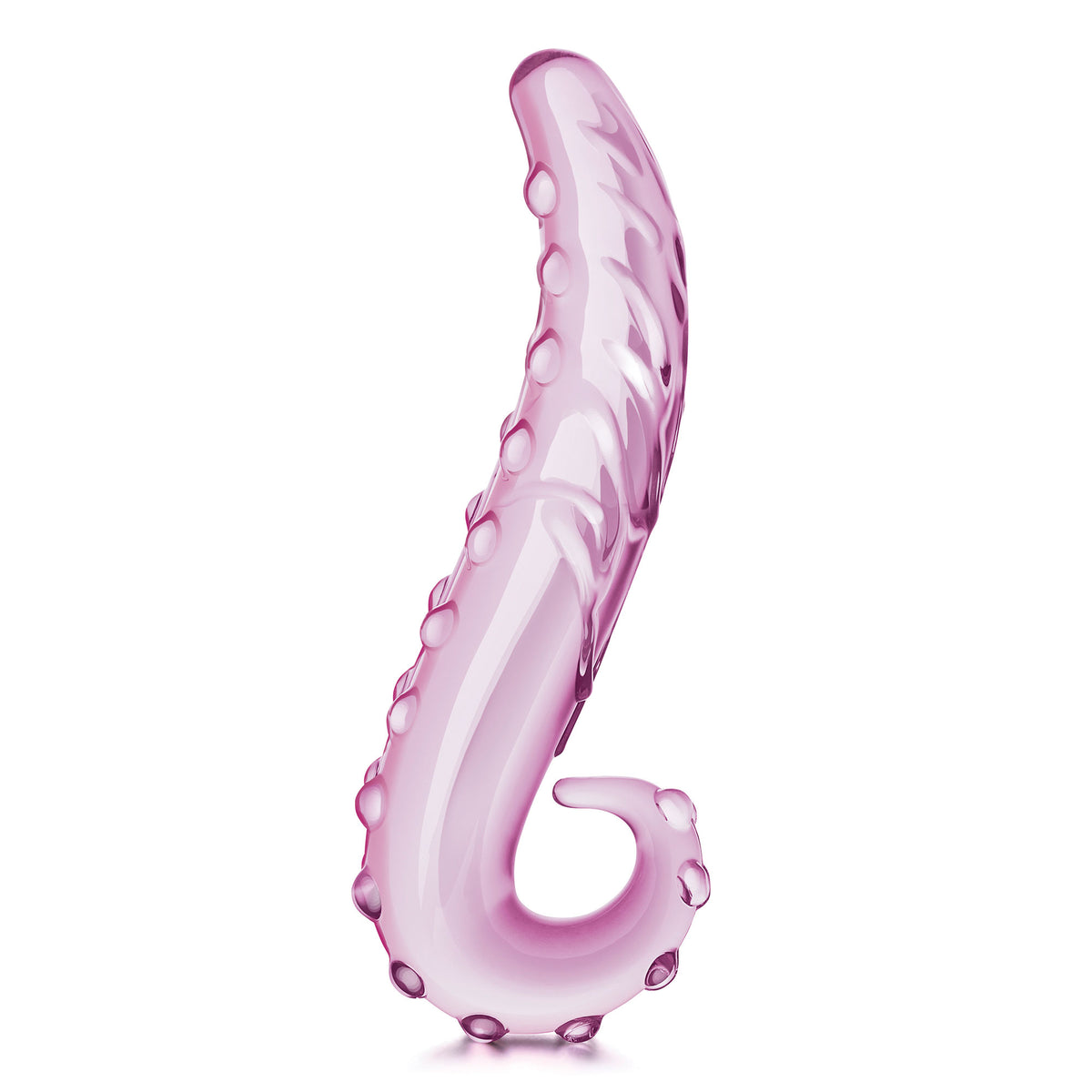 Glas Lick It 6 Inch Textured Glass Dildo > Glass > Dildos