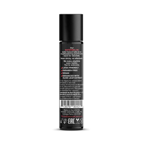 Wicked Aqua Watermelon 30 ml Water Based Lubricant for Pleasure Flavoured Lube