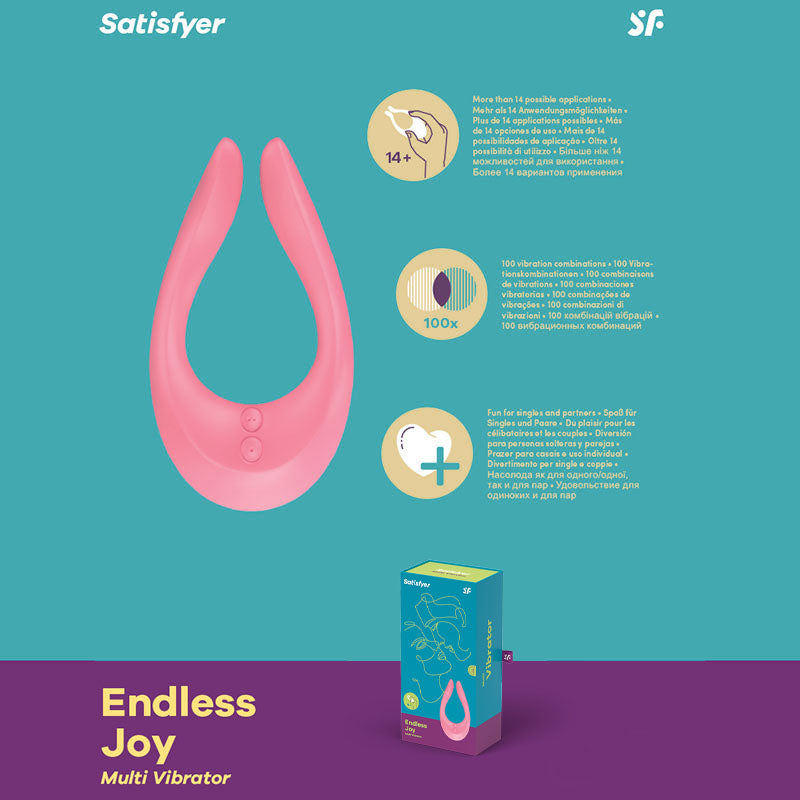 Satisfyer Partner Multifun 2 – Compact Couples Multivibrator Pink > Sex Toys > Couples Toys