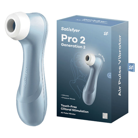 Satisfyer Pro 2 - Touch-Free USB-Rechargeable Clitoral Stimulator Blue STIMULATORS