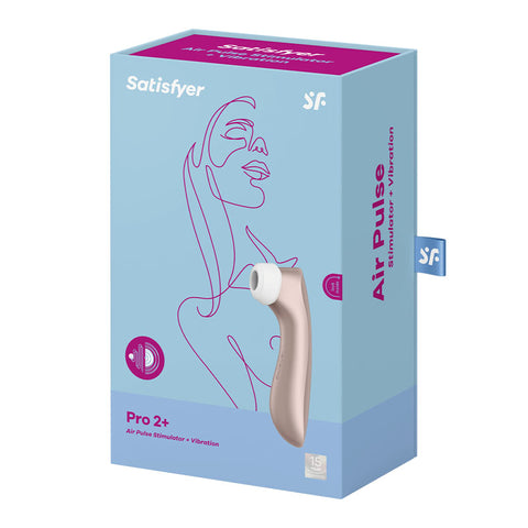 Satisfyer Pro 2+ Clitoral Stimulator 164mm Touch-Free USB Rechargeable STIMULATORS
