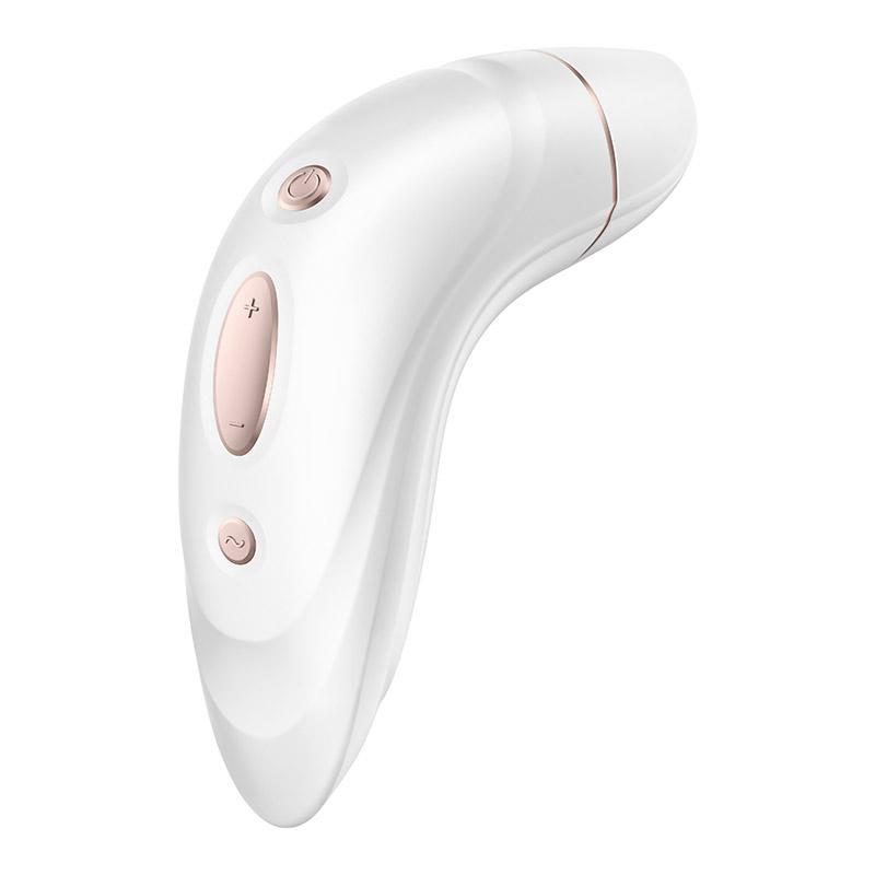 Satisfyer Pro 1+ Air Pulse Stimulator and Vibrator in White with 11 Pressure Wave Programs Secondary image