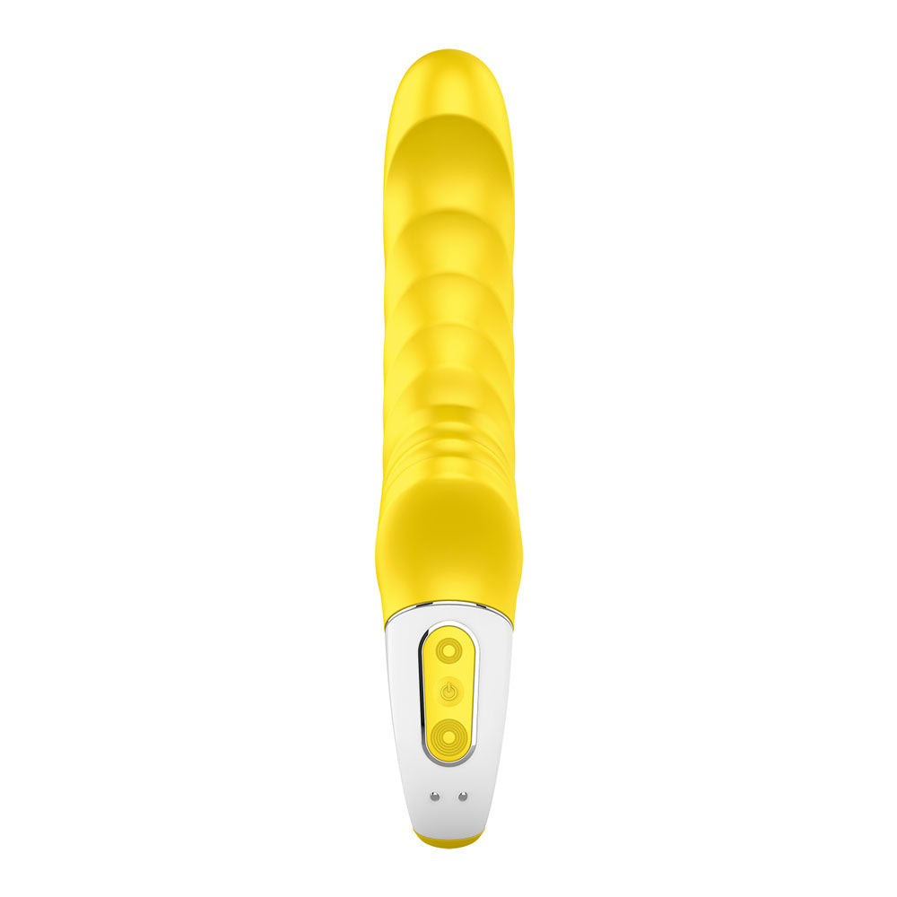 Satisfyer Yummy Sunshine G Spot Silicone Vibrator – Curved G Spot Vibrator > Sex Toys For Ladies > G-Spot Vibrators