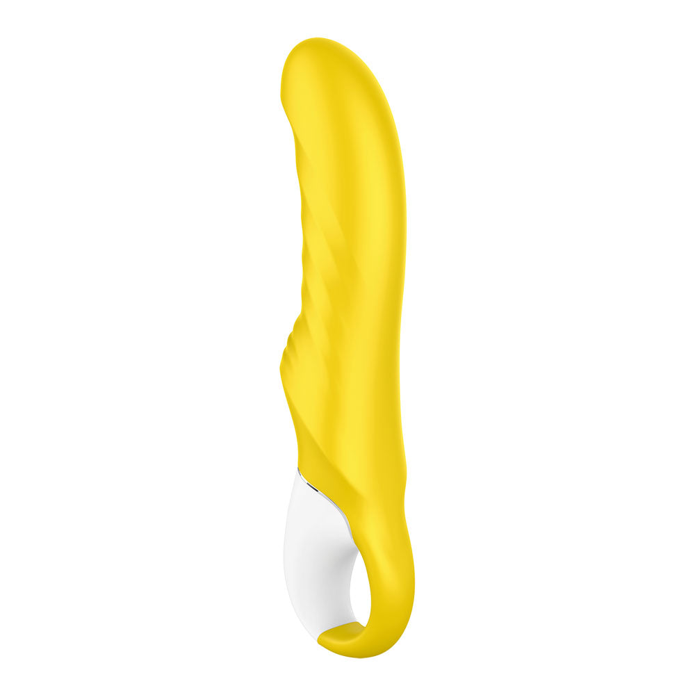 Satisfyer Yummy Sunshine G Spot Silicone Vibrator – Curved G Spot Vibrator > Sex Toys For Ladies > G-Spot Vibrators