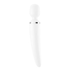 Satisfyer Wand-er Woman - Rechargeable Massage Wand - White Electric Massager