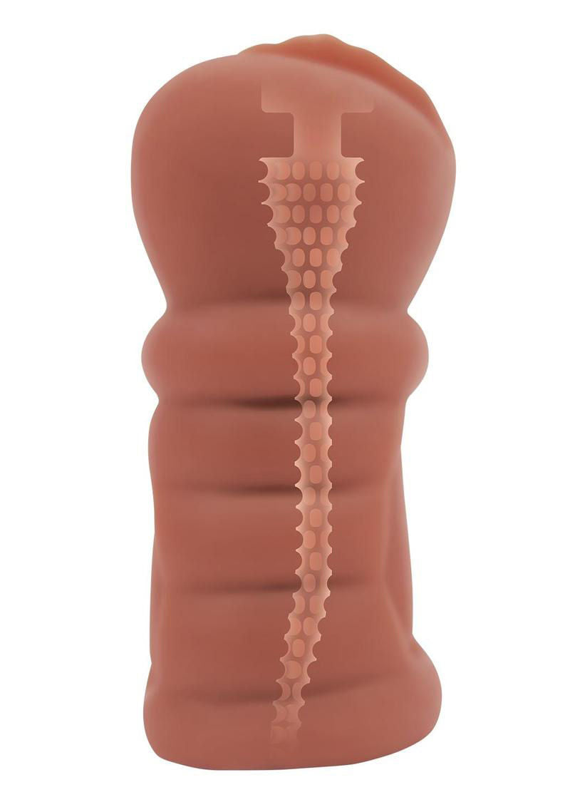 Zolo Latina Stroker Medium Size Tan Skin-Like Texture Male Masturbator > Sex Toys For Men > Masturbators > Manual