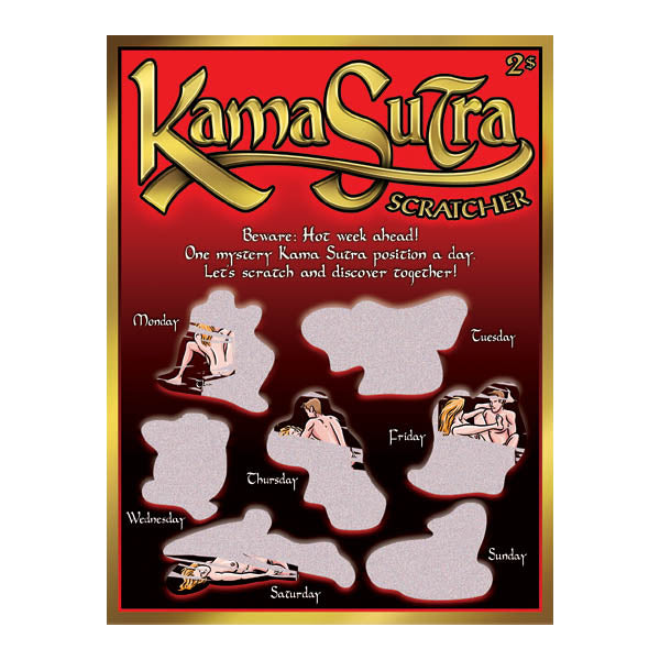 Sexy Scratcher Kama Sutra Game for Adults Erotic Intimacy Fun Default Title Novelties