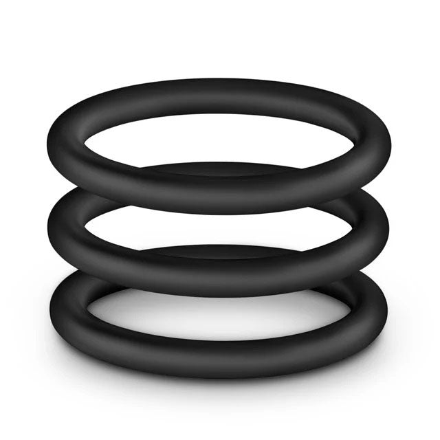 Performance VS1 Medium Stretch Silicone Cockrings - Set of 3 - 1.75 Inch > Cock Ring > Sets