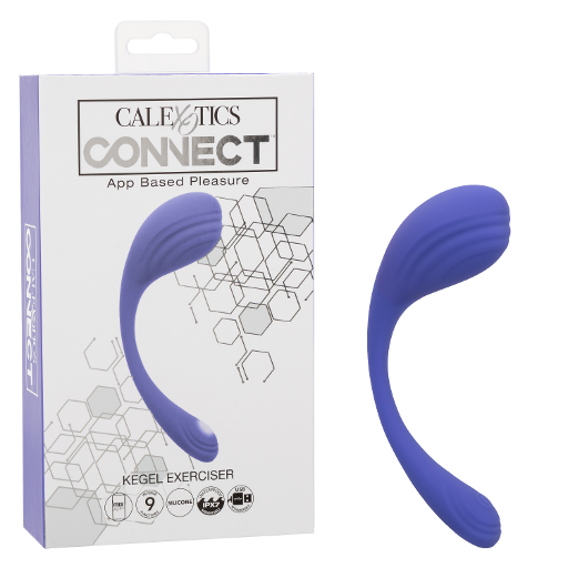 CalExotics Connect™ Kegel Exerciser in Purple with App Control and 9 Vibration Functions Purple Kegel & Pelvic Exercisers