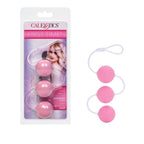 First Time Love Balls Triple Lover Pink Kegel Balls Set 1.25 Inch Each with Retrieval Loop > Sex Toys For Ladies > Kegel Exercise
