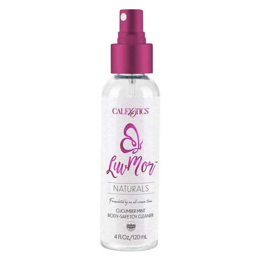 LuvMor Naturals Cucumber Mint Body-Safe Toy Cleaner 4 oz 120 ml Spray Default Title Adult Toy Cleaner