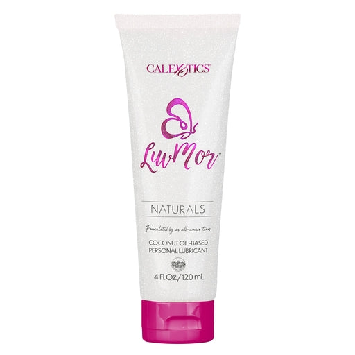 LuvMor Naturals Coconut Oil-Based Personal Lubricant 4 Fl Oz 120 Ml White Tube with Pink Cap Default Title Speciality Lubricants