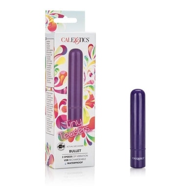 Tiny Teasers Bullet Vibrator Purple Compact Multi-Speed Rechargeable USB Waterproof Default Title BULLETS