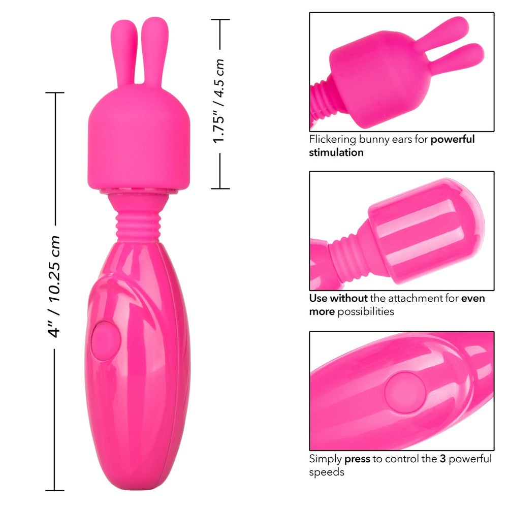 Tiny Teasers Rechargeable Bunny Vibrator Travel Mini Wand STIMULATORS