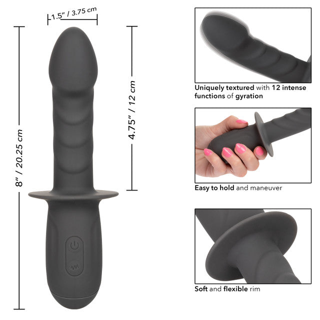 Ramrod Gyrating – 12 Function Textured Shaft Vibrator > Anal Range > Prostate Plugs