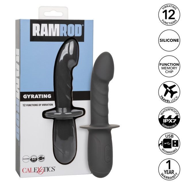 Ramrod Gyrating – 12 Function Textured Shaft Vibrator > Anal Range > Prostate Plugs