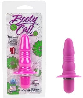 Booty Call Booty Buzz Pink Premium Silicone 3 Inch Vibrating Probe with 10 Pleasure Settings Default Title Butt Plugs - Vibrating