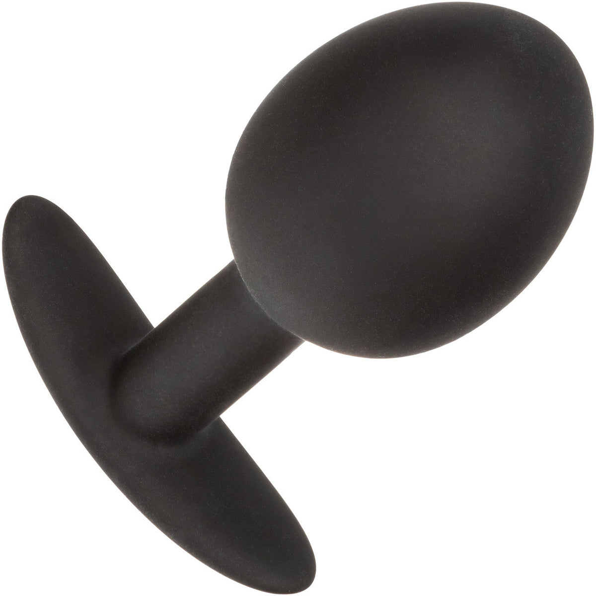 CalExotics Weighted Silicone Plug Black 0.57 oz 16.3 g Bulbous Shape with Easy Pull Handle > Anal Range > Butt Plugs
