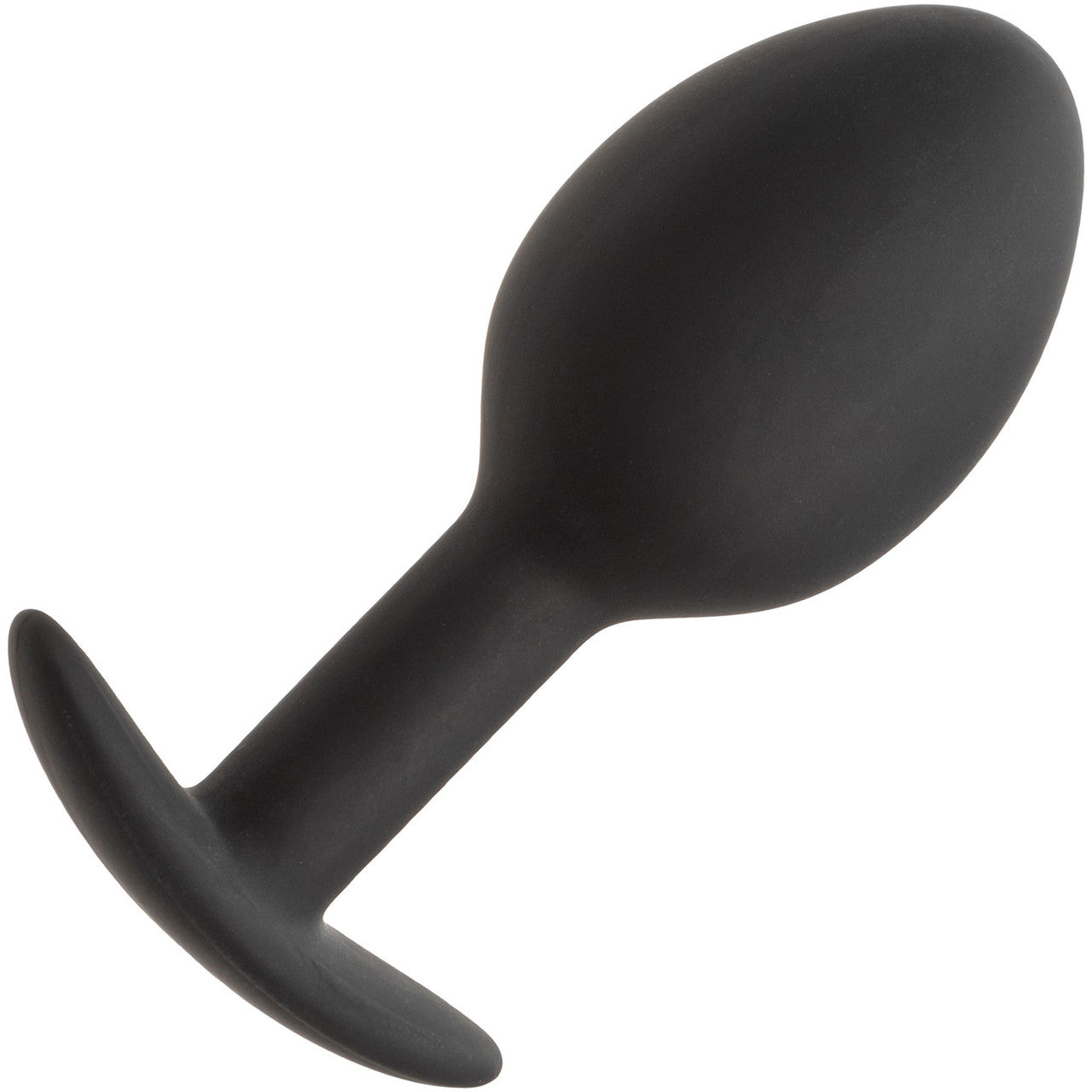 Weighted Silicone Butt Plug By CalExotics - Black Main image