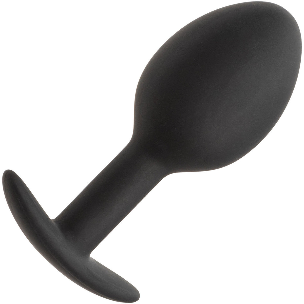 CalExotics Weighted Silicone Plug Black 0.57 oz 16.3 g Bulbous Shape with Easy Pull Handle > Anal Range > Butt Plugs
